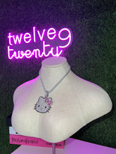 Load image into Gallery viewer, Bling Kitty Pendant + Tennis Chain

