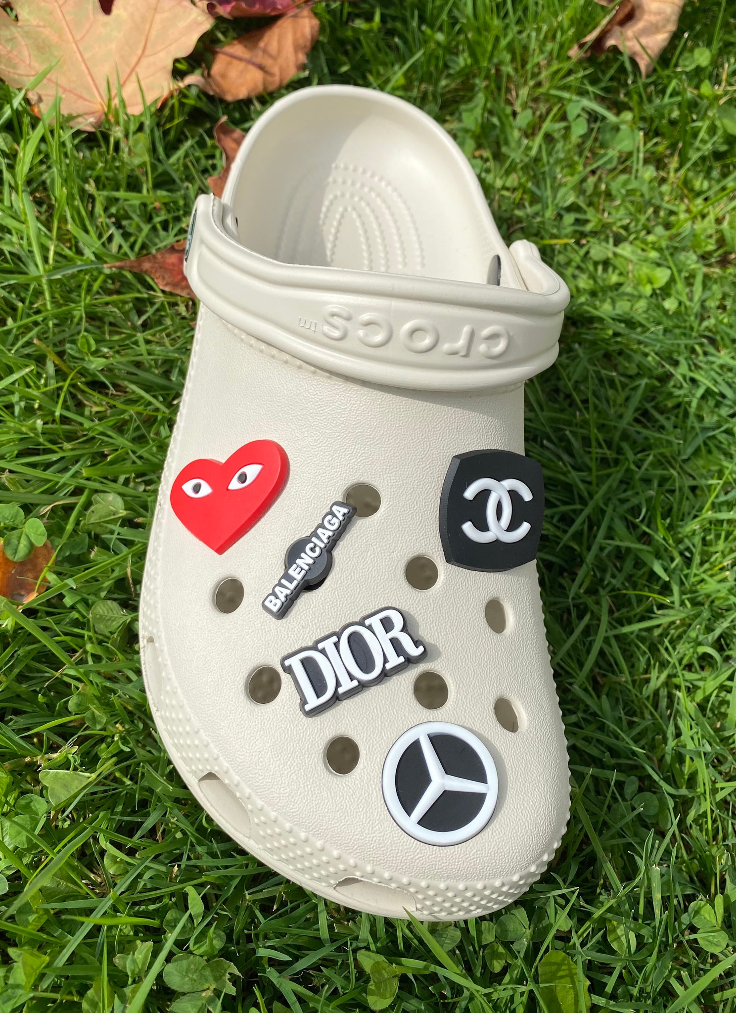 Designer jibbitz for crocs shoe charms