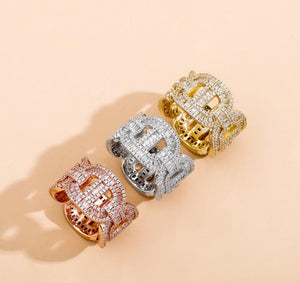 Chunky Designer Cubic Zirconia Statement Ring